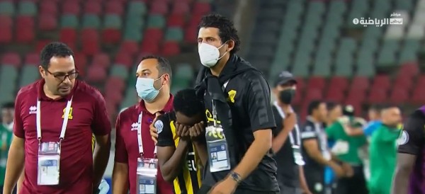 شاهد كيف كان رد فعل فهد المولد بعد خسارة البطولة العربية