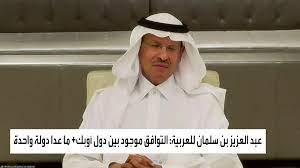 تصريحات وزير الطاقة السعودي بشأن الخلاف بين دول أوبك بلس