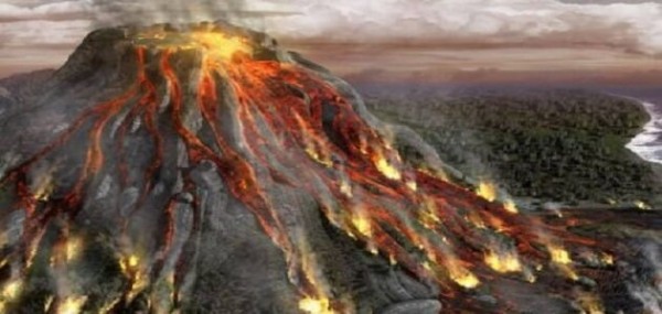ما نوع الصخور التي تنتجها الانفجارات البركانية